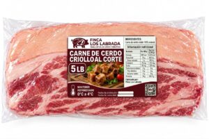 Carne de cerdo al corte, 5lb