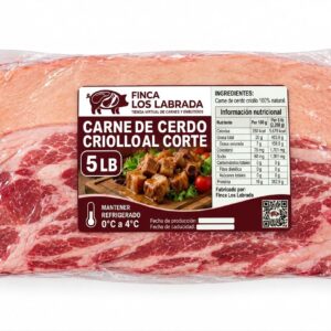 Carne de cerdo al corte, 5lb